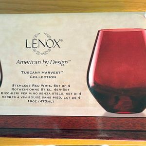 Lenox wine glasses